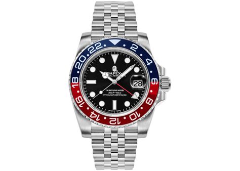 red ap watch|bape type 2 bapex watch.